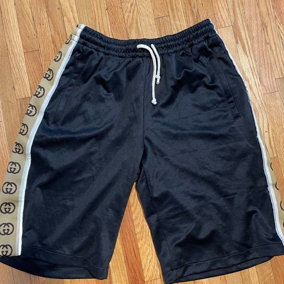 Men's Black Luxury Designer Short Set