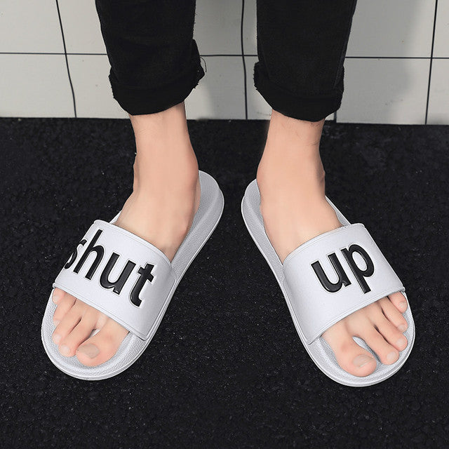 Men Express Yourself Slippers Mens Shoes Casual Sandals Slippers Flip Flops Men Slides - TimelessGear9