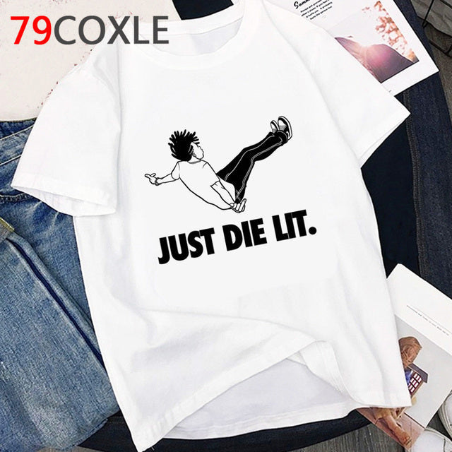 Rapper Playboi Carti T Shirt Women Hip Hop Summer Top Cartoon T-shirt Kawaii Die Lit Graphic Harajuku Oversized Tshirt Female - TimelessGear9