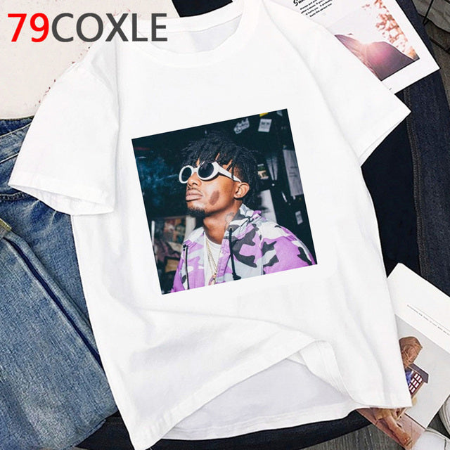 Rapper Playboi Carti T Shirt Women Hip Hop Summer Top Cartoon T-shirt Kawaii Die Lit Graphic Harajuku Oversized Tshirt Female - TimelessGear9