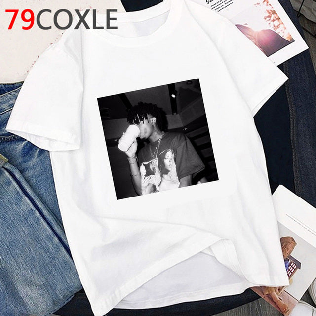 Rapper Playboi Carti T Shirt Women Hip Hop Summer Top Cartoon T-shirt Kawaii Die Lit Graphic Harajuku Oversized Tshirt Female - TimelessGear9