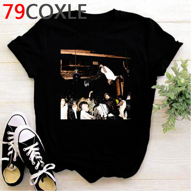 Rapper Playboi Carti T Shirt Women Hip Hop Summer Top Cartoon T-shirt Kawaii Die Lit Graphic Harajuku Oversized Tshirt Female - TimelessGear9