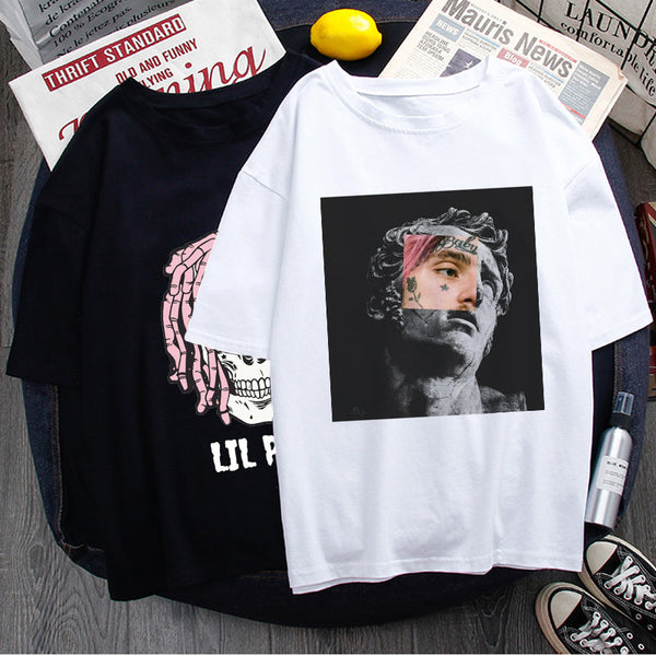 Rip Lil Peep Graphic Cool T Shirt Men Unisex Lil. Peep Rapper Funny Cartoon T-shirt Cry Baby Casual Tshirt Hip Hop Top Tees Male - TimelessGear9