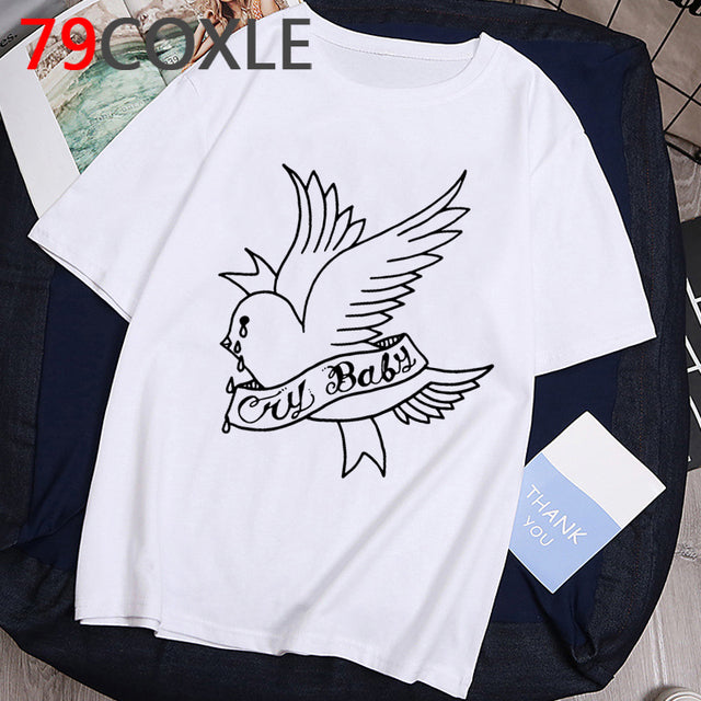 Rip Lil Peep Graphic Cool T Shirt Men Unisex Lil. Peep Rapper Funny Cartoon T-shirt Cry Baby Casual Tshirt Hip Hop Top Tees Male - TimelessGear9
