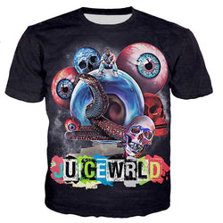 Rapper Juice Wrld T Shirts Men/women New Fashion 3D Juice Wrld Printed T-shirt Casual Harajuku Style Hip Hop Streetwear Tee Tops - TimelessGear9