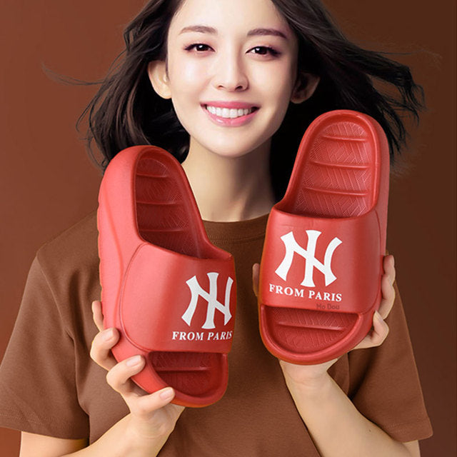 NYC Yezzy Slides EVA Thick Sole Soft Slieds Men Women Shoes Indoor Outdoor - TimelessGear9