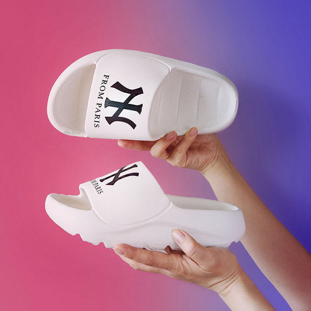 NYC Yezzy Slides EVA Thick Sole Soft Slieds Men Women Shoes Indoor Outdoor - TimelessGear9