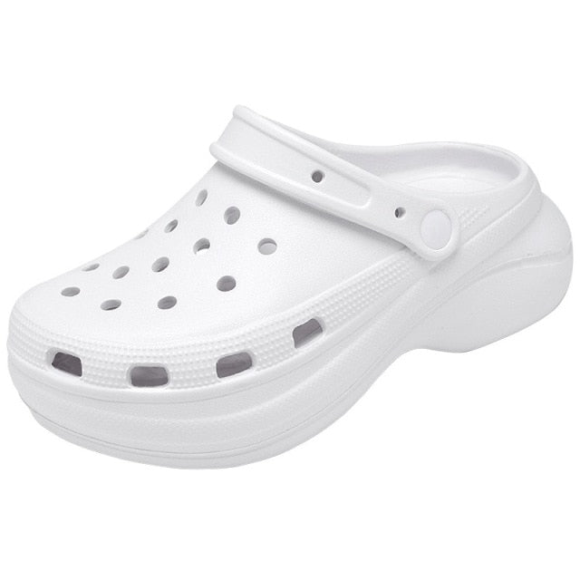 Summer Fashion Women Slippers Garden Shoes Wedges Beach Sandals Heels - TimelessGear9