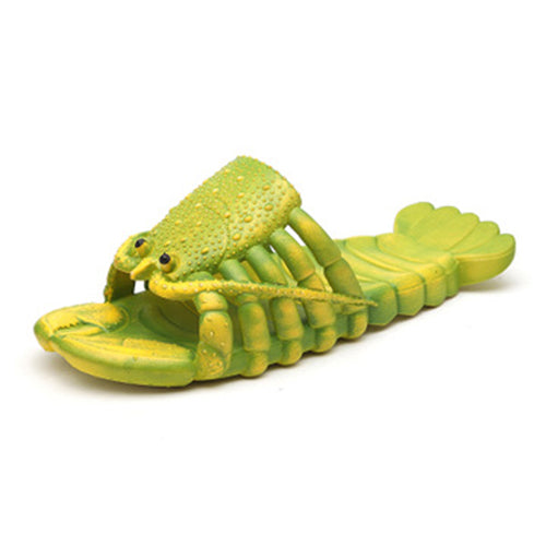 Lobster Lovers Slippers Cartoon Lobster Summer Leisure Shoes Man Women Outdoor Open Toe Slides - TimelessGear9