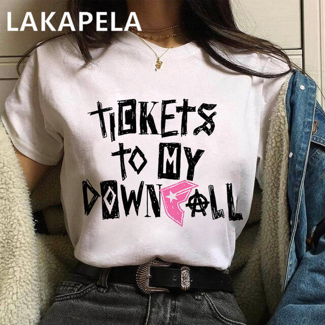 Machine Gun Kelly MGK Streetwear Harajuku t shirt Top Oversized Cotton Tee Female/Man T-Shirt Hip Hop Rapper Graphic Printed - TimelessGear9