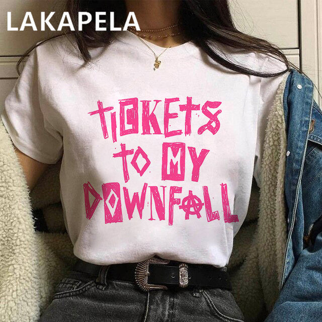 Machine Gun Kelly MGK Streetwear Harajuku t shirt Top Oversized Cotton Tee Female/Man T-Shirt Hip Hop Rapper Graphic Printed - TimelessGear9