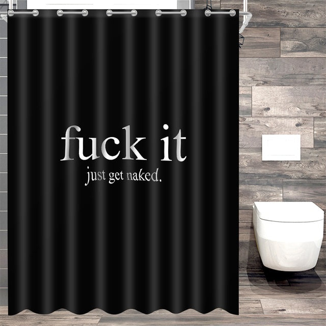 Shower Curtain Waterproof Polyester Bathroom Curtain Rugs Carpet Home Decor - TimelessGear9