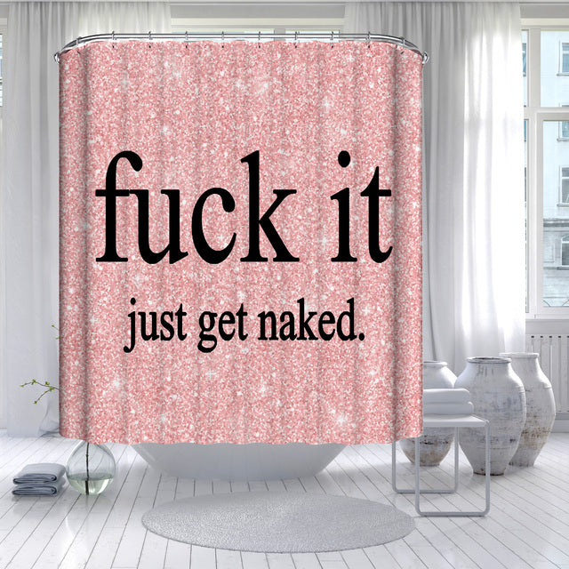 Shower Curtain Waterproof Polyester Bathroom Curtain Rugs Carpet Home Decor - TimelessGear9