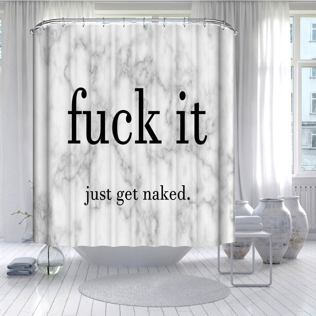 Shower Curtain Waterproof Polyester Bathroom Curtain Rugs Carpet Home Decor - TimelessGear9