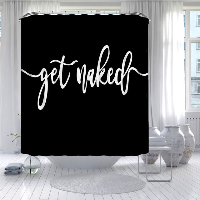 Shower Curtain Waterproof Polyester Bathroom Curtain Rugs Carpet Home Decor - TimelessGear9