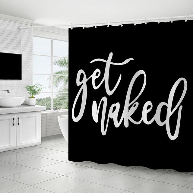 Shower Curtain Waterproof Polyester Bathroom Curtain Rugs Carpet Home Decor - TimelessGear9