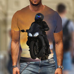 T-Shirts Locomotive 3D T-Shirts Summer Casual Short Sleeve Hot Selling Fashion Tops High Street Wear - TimelessGear9