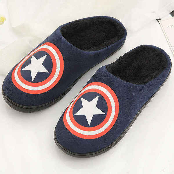 Topvivi men indoor winter slippers big size slippers men fur slippers slides women - TimelessGear9