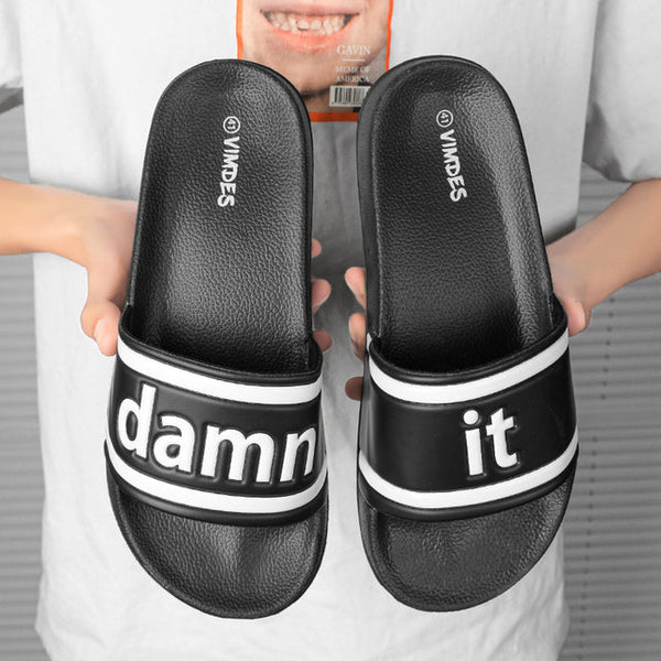 Men Slippers deisgner luxury personality Mens Shoes Casual summer Beach Sandals - TimelessGear9