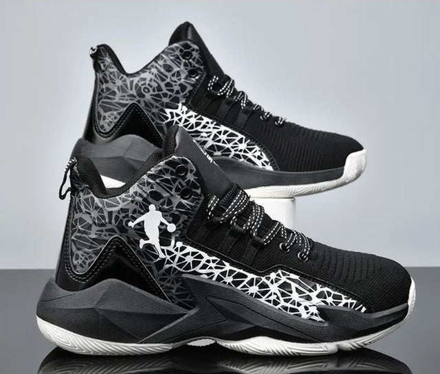 LBJ Basketball Shoes Men High Top Sports Air Mesh Hombre Athletic Male Boots Women Comfortable Breathable Sneakers - TimelessGear9