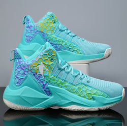 LBJ Basketball Shoes Men High Top Sports Air Mesh Hombre Athletic Male Boots Women Comfortable Breathable Sneakers - TimelessGear9