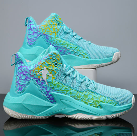 LBJ Basketball Shoes Men High Top Sports Air Mesh Hombre Athletic Male Boots Women Comfortable Breathable Sneakers - TimelessGear9