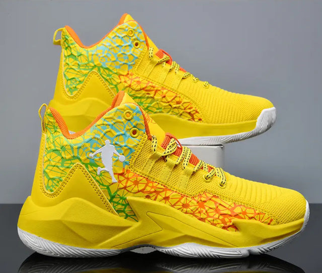 LBJ Basketball Shoes Men High Top Sports Air Mesh Hombre Athletic Male Boots Women Comfortable Breathable Sneakers - TimelessGear9