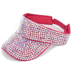 Women New Empty Top Summer Cap Shiny Crystal Sunhat Visors Ladies Caps Hip Hop Hat Fashion Outdoor Luxury Rhinestone Hat - TimelessGear9