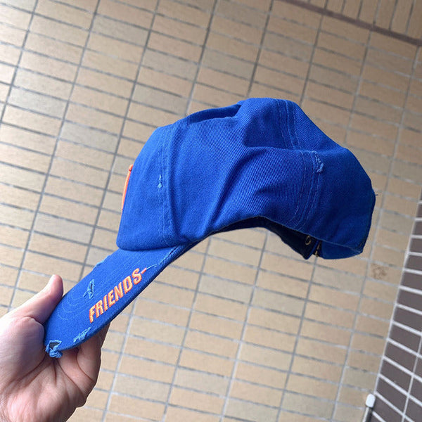 VLONE Old Hole Washing Soft Top Peaked Cap Fashion Brand Trend Baseball Cap Summer Sun Protection - TimelessGear9