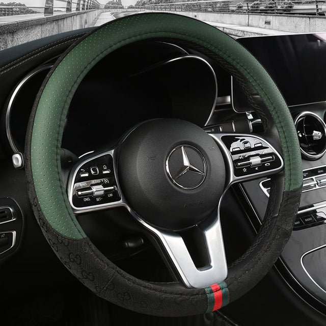 Gucci Amg Race Car Grip Steering Wheel Cover Non-Slip Car Steering Wheel Cover Non-Slip - TimelessGear9