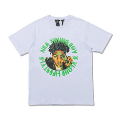 NBA YoungBoy VLONE Men T Shirt  Cotton Original Brand Streetwear - TimelessGear9