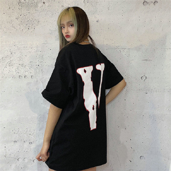 Summer VLONE Men T Shirt Sickle PortraitOriginal Brand Streetwear Women - TimelessGear9