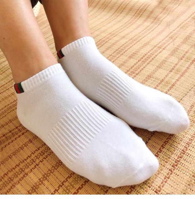Women Cotton Socks Quality Breathable Female Ship Socks Lover Girl Student Short Socks Winter Sports Socks Pure White Black Gray - TimelessGear9