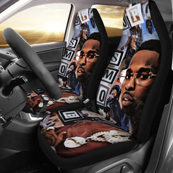 Pop Smoke Ultra Plush Automobile Seat Cover With Thickened Back