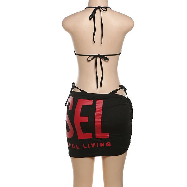 Sexy Luxury Celebrity Swimsuit Set