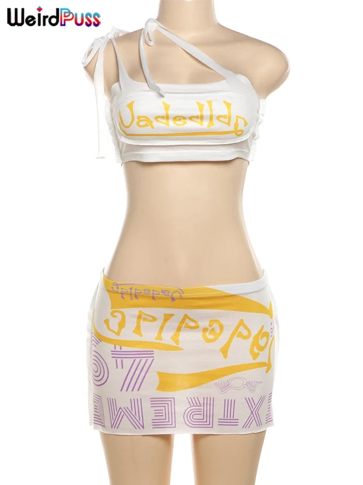 Sexy 2024 Summer Beach Two Pieces Designer Set