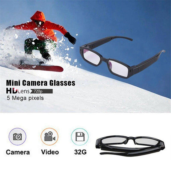 Outdoor Sport 720P HD Mini Camera Smart Glasses Video Recorder Driving Cycling DVR Video Recorder Eyewear Camcorder