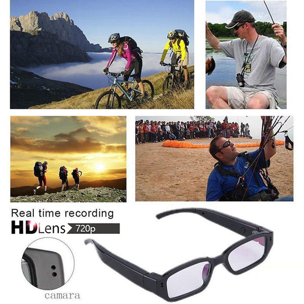 Outdoor Sport 720P HD Mini Camera Smart Glasses Video Recorder Driving Cycling DVR Video Recorder Eyewear Camcorder