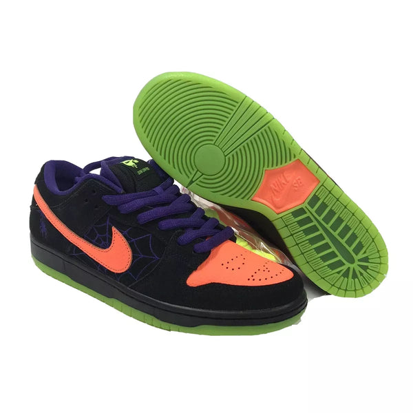 NIKE SB DUNK LOW PRO HALLOWEEN SNEAKERS BLACK/TOTALORANG